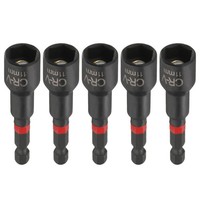 "5 StüCk Nuss-AufsäTze 11Mm Steckmaß 1/4\" Sechskantschaft 3\" Magnetisch"