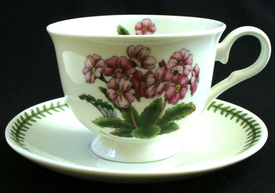 PRIMULA~Porcelain~PORTMEIRION~Botanic Garden~CUP&SAUCER~Susan Williams-Ellis~EC