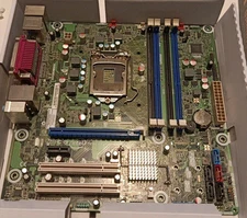 As Is, Used, Intel DB75EN LGA1155 Desktop Motherboard SATA DVI VGA CPU FAN, CPU