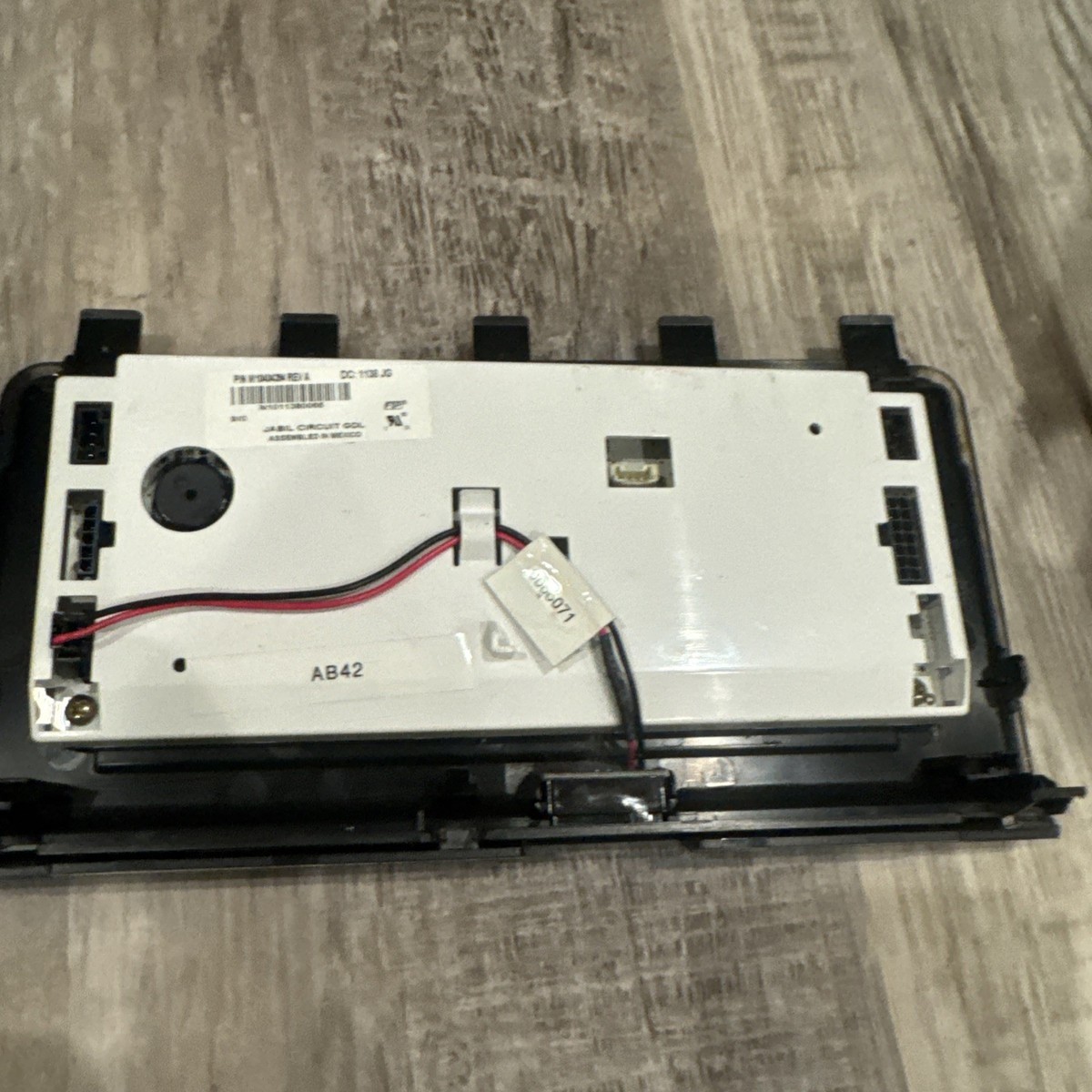 Carte De Commande De Réfrigérateur Whirlpool OEM – WPW10404394 / W10404394 – Occasion Testée