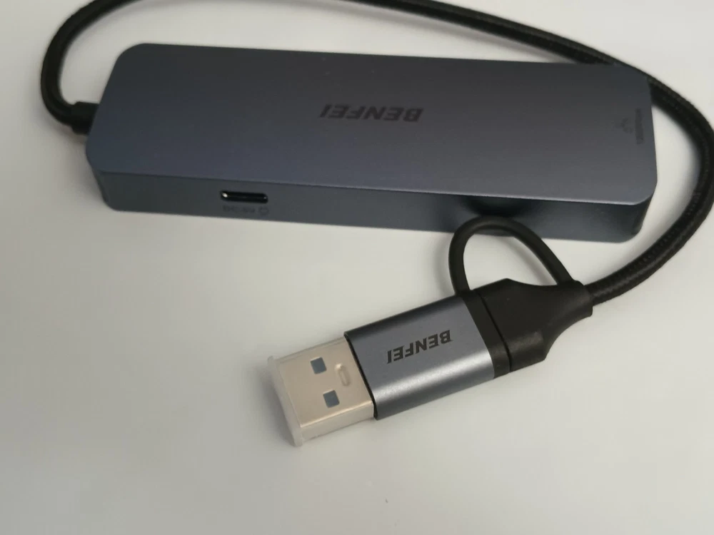 Benfei 5-in-1 USB C Hub with 3 USB 3.0 Ports and Gigabit Ethernet