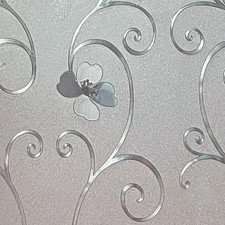 Window Privacy Film Frosted Window Glass Film No Glue Door Window Covering for O