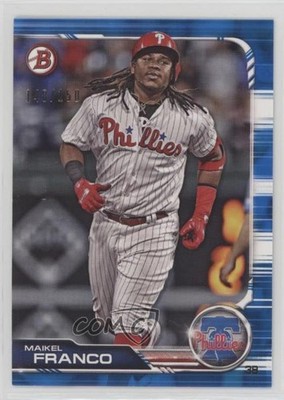 2019 Bowman Blue 148/150 Maikel Franco #47 fm0