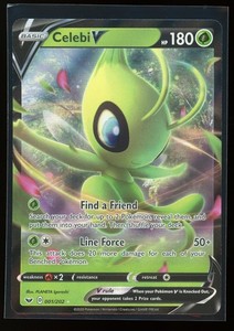 Pokemon TCG Celebi V 1/202 Sword & Shield NM