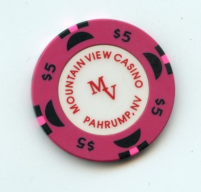 5.00 Chip from the Mountain View Casino Pahrump Nevada