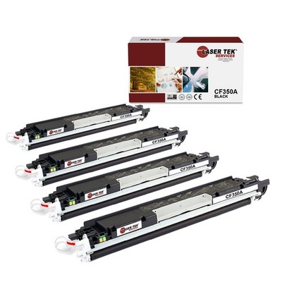 4Pk LTS 130A CF350A Black Compatible for HP LaserJet Pro MFP M176 M177fw Toner