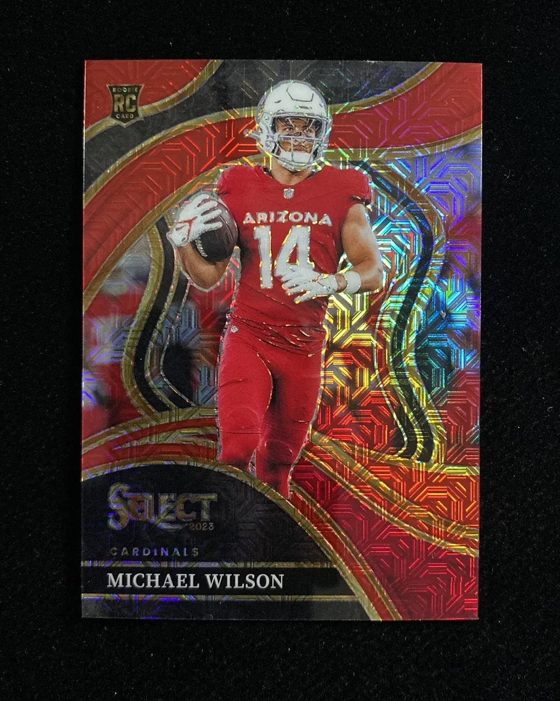 2023 Select Club Level Red Mojo #234 Michael Wilson RC Rookie 7/49 Cardinals TOM