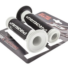 Progrip Griffgummi Lenkergriffe Handgriffe 732 Weiß Motorrad Roller Cross Quad
