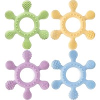 BeißRing Baby Silikon Zahnungshilfe Spielzeug ZubehöR FüR Jungen MäDchen