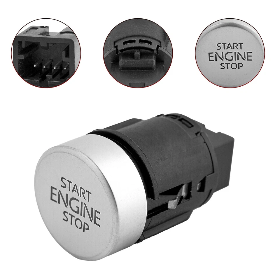 Start-Stop-Schalter für VW Seat Drucktaster Zündung Startknopf Tiguan Sharan - Bild 2 von 4