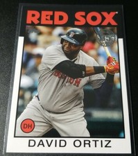 2021 Topps Baseball DAVID ORTIZ 1986 35th Anniversary Insert Boston Red Sox