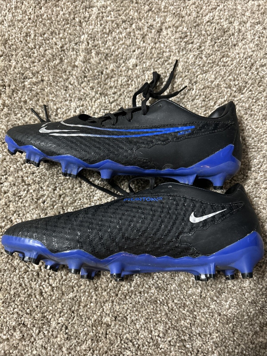Nike Phantom GX Academy DF FG Soccer Cleats Black/Blue DD9473-040