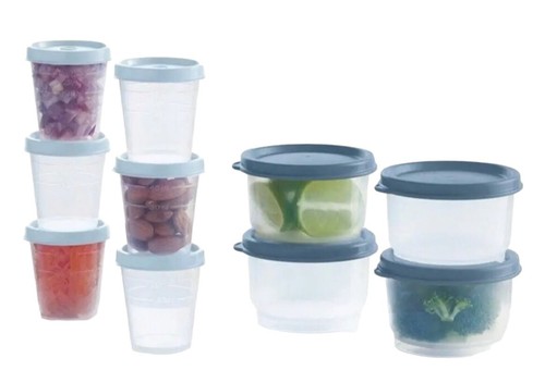 Tupperware Super Snack 10 pieces Set Midget Snack Cup NEW