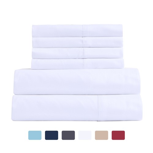 Juego de sábanas de 4 piezas Egyptian Comfort 2200 Count Deep Pocket Bed Sheets - Imagen 6 de 34
