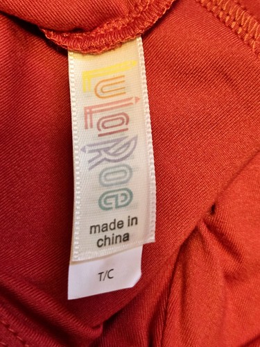 Leggings LuLaRoe TC VERDADERO ROJO Color Sólido Alto y Curvilíneo (Se Ajusta a Talla 12-18) Nuevos con Etiquetas - Imagen 2 de 6