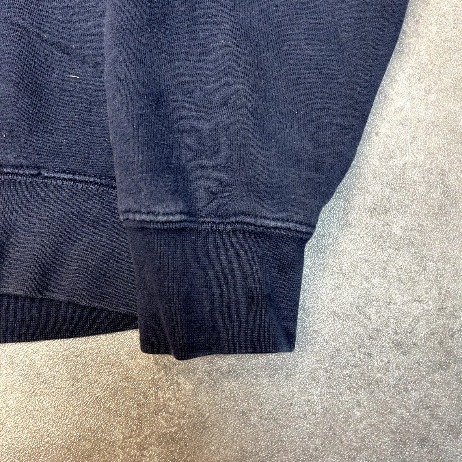Dickies Hoodie Mens Medium Vintage Spellout Full-Zip Workwear Sweatshirt, Navy image 7