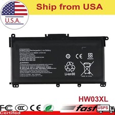 HW03XL Battery for HP Pavilion 15-EH 15-EG 17-CN 17-CP 240 245 255 G9 Laptop