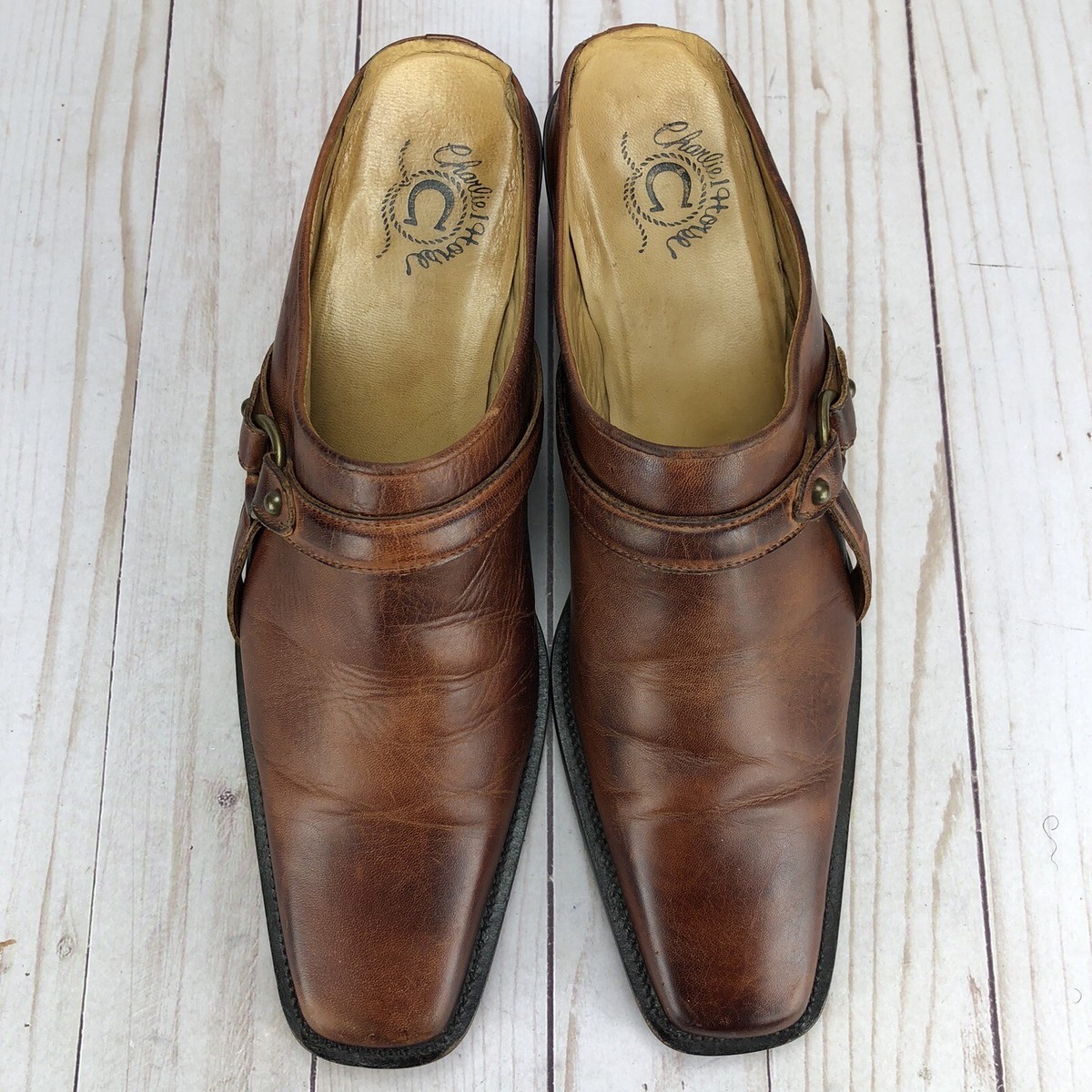 Lucchese Men\'s Brown Leather Loafers Lucchese Men main image 4