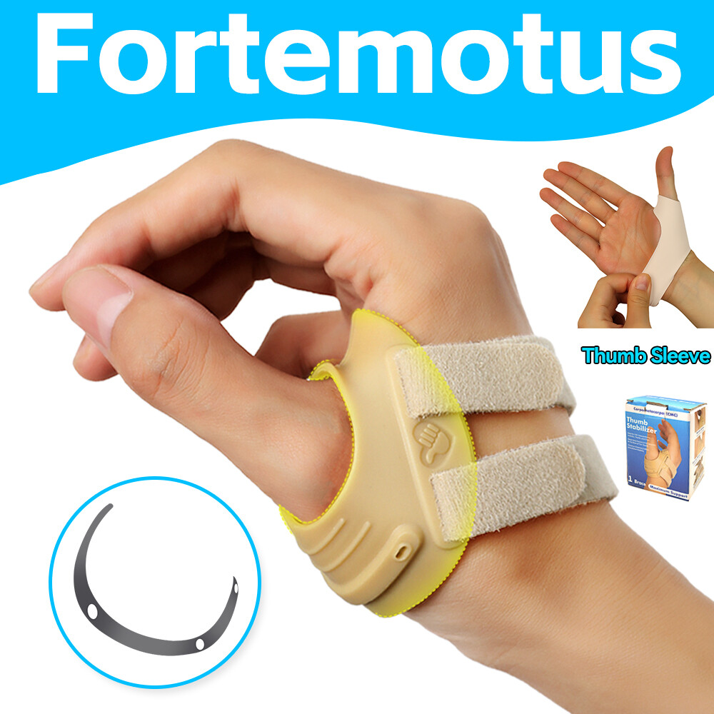 Fortemotus Thumb Wrist Support Brace : CMC Joint Sprain Splint Osteoarthritis