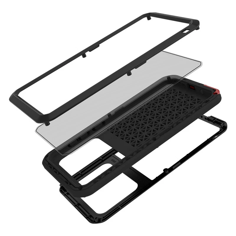 LOVE MEI Phone Case For Samsung Note20 Ultra A20 A30 A51 Shcokproof Metal New - Image 4 of 4