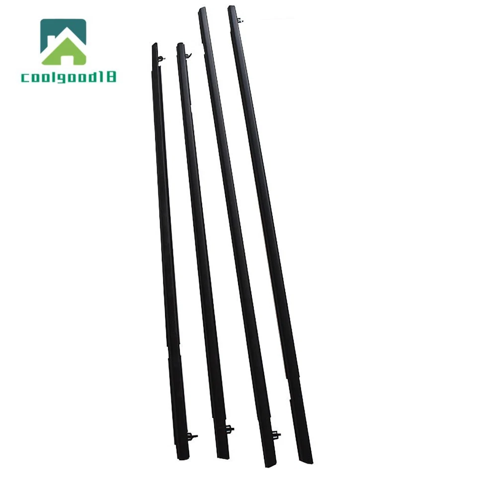 Window Moulding Weatherstrip Seal Belt Fit For Honda Civic 2006-2011 4-Door Foto 4 de 4