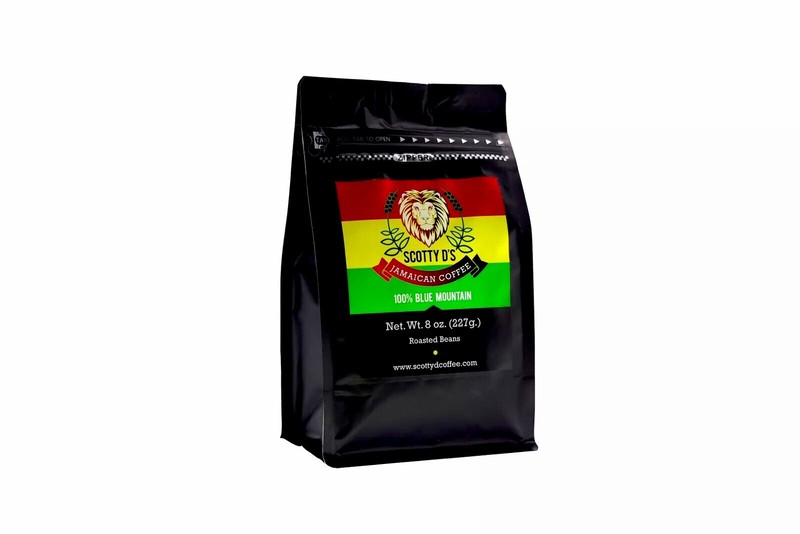 Scotty D’s 100% Jamaican Blue Mountain Coffee (medium roast) (roasted Beans)