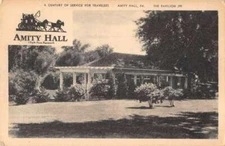 Amity Hall Pennsylvania The Pavilion Vintage Postcard AA37631