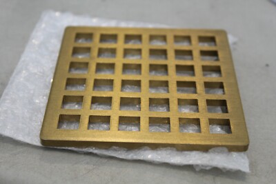 Infinity Drain QS 4 SB Squares 4'' Drain Grate Only for Select Infinity Drain