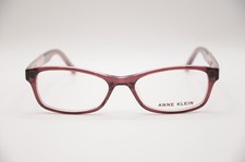 ANNE KLEIN AK5050 RECTANGULAR EYEGLASS FRAMES 603 BURGUNDY 51-16-140 NEW
