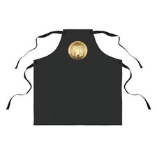 Customizable Black Gottschee Kocevje Crest Wapen Emblem Coat of Arms Apron NEW