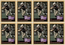 (8) 1991 ENOR Pro Football HOF #11 Raymond Berry Baltimore Colts Card Lot