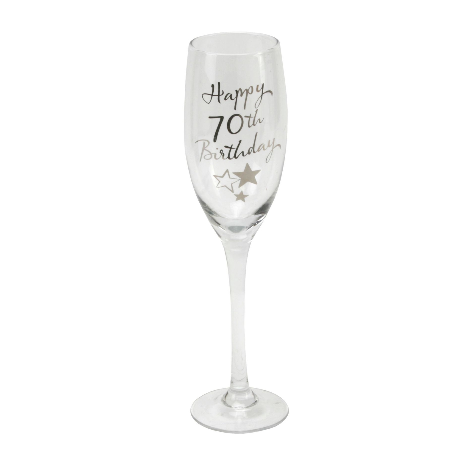 Milestones Champagne Flute - 70th Birthday