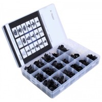KFZ Befestigung Clips Sortiment 408Tlg Spreiznieten Box Stifte Clip Set Nissan