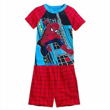 Disney Store Marvel Spider-man PJ Pals Pajamas 2 PC set for Boys