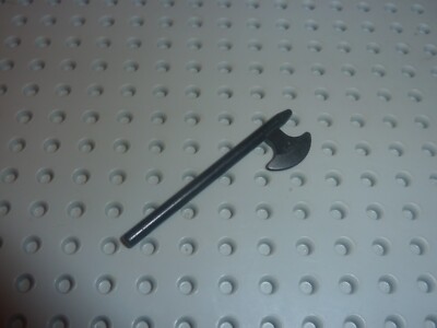 Lego schwarze Minifiguren Waffe Hellebarde Ref 3848 / Set 4842 3828 8778 8813 7627 7948