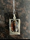 NEW MEXICAN AMBER AND STERLING NECKLACE, NEW MEXICAN, GORGEOUS! — photo 3