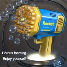 40-Hole Children's Electric Rocket Launcher: Portable Handheld Fun for Kids