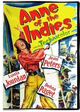 Anne of the Indies 1951 DVD Jean Peters, Louis Jourdan, Debra Paget