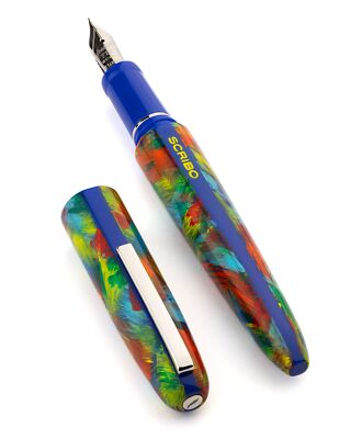 Scribo Piuma Fountain Pen in Ara - 18K Gold Nib - Extra Fine - NEW in Box