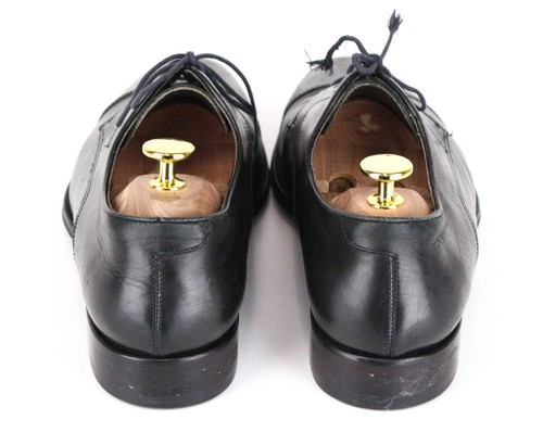 SUITSUPPLY Men Formal Shoes EU40.5 Black Genuine Leather Classic Laced Low-Top - Picture 3 of 14