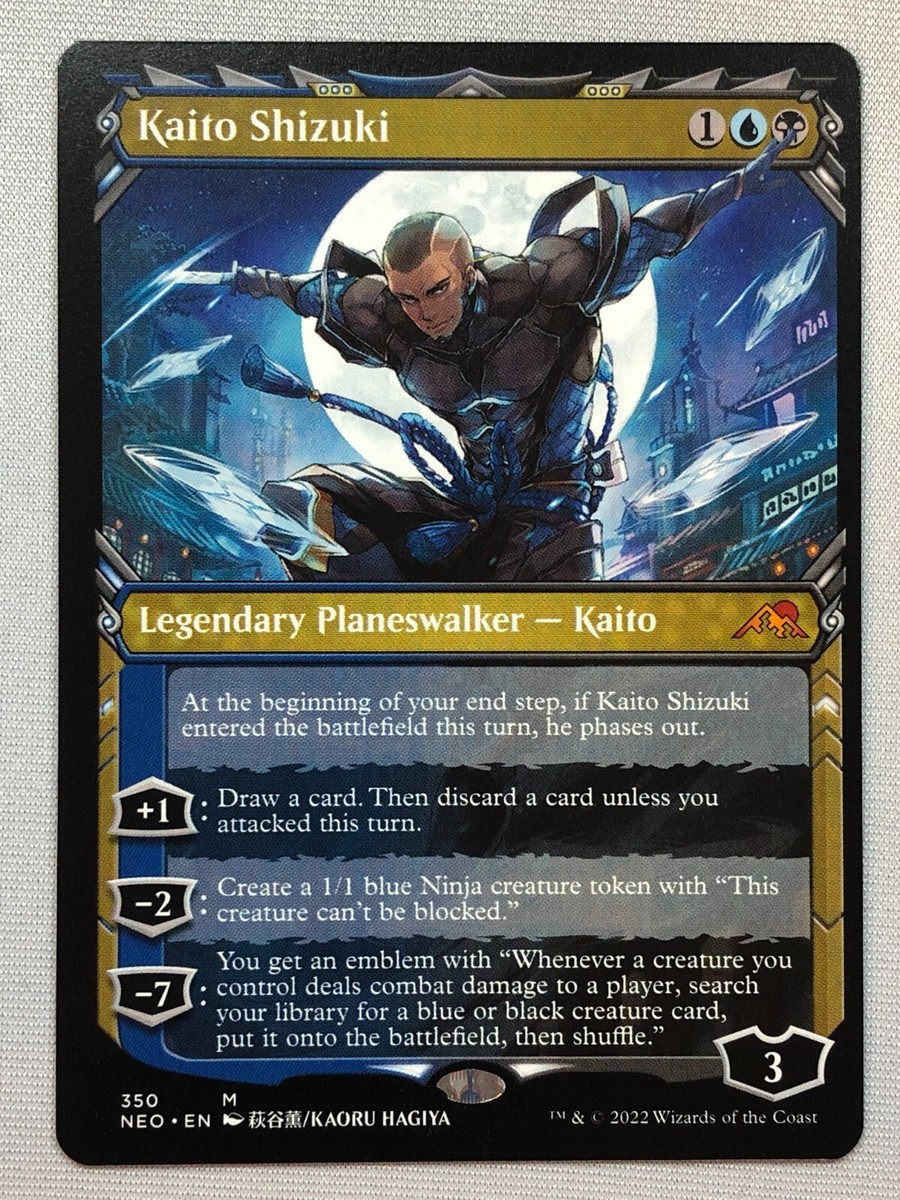 MTG Kamigawa: Neon Dynasty Kaito Shizuki (Showcase) 350 | eBay