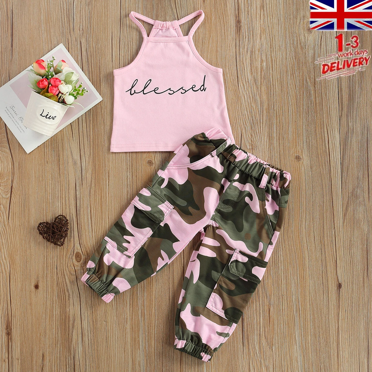 Blessed Camouflage Toddler Set