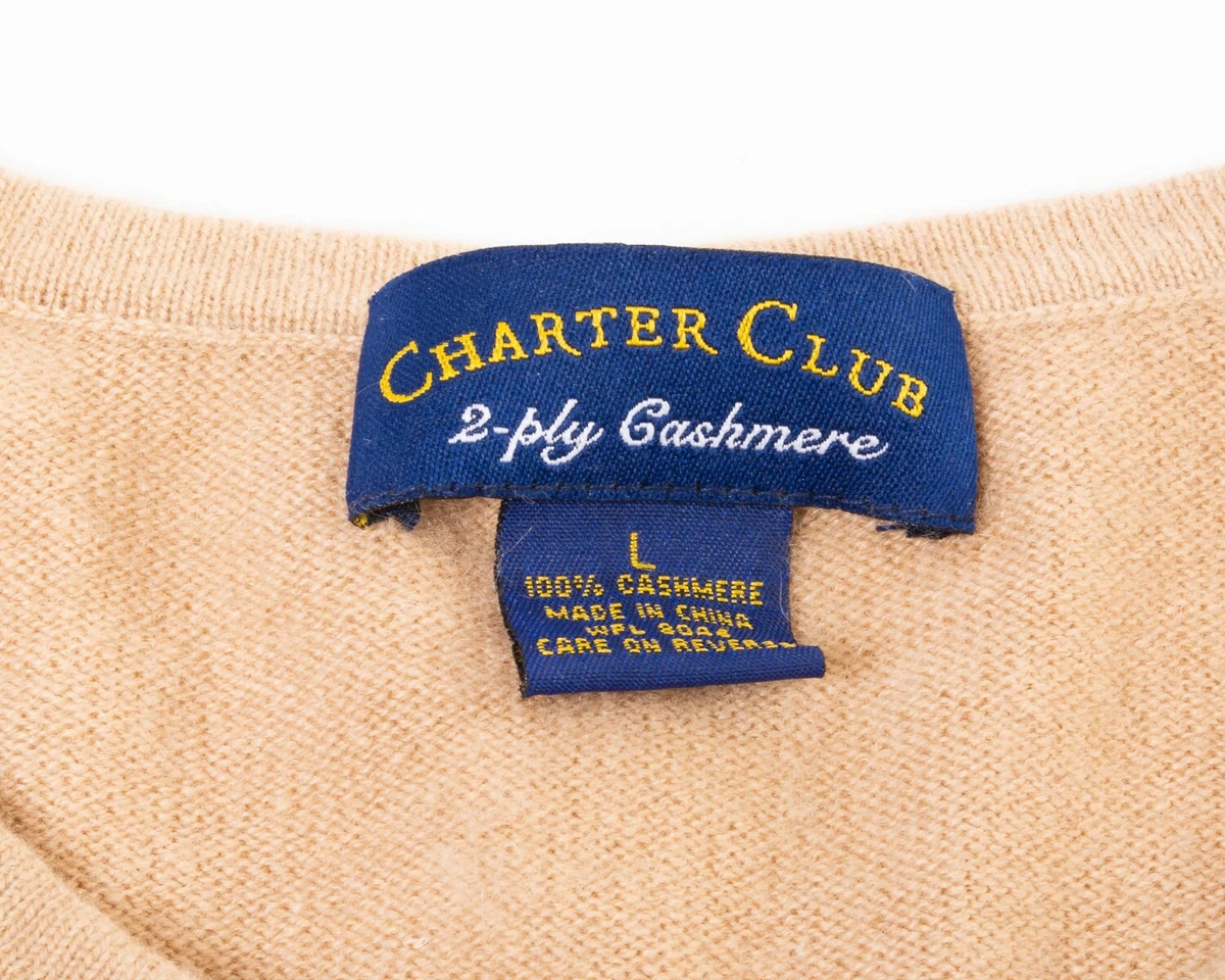 Charter club 2 top ply 100 cashmere