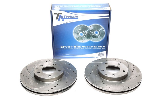 TA Technix Sport Bremsscheiben Satz Vorderachse Passend FüR Mazda MPV II-image