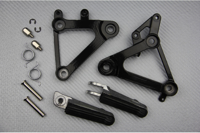 Platines repose-pieds avant moto Honda CBR 400 pour balades et trajets quotidiens