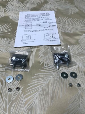 2 Ludwig Swivel Brackets P4540R and L for Mounting a Marching Bass Drum Carrier