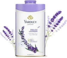 Yardley London English Lavender Perfumed Deodorizing Talcum Powder 100gm 3.5 Oz