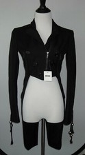 NWT Moschino  Womens  Tuxedo Zippered Jacket ...