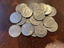 Lot Of 20 Eisenhower Ike Dollars $20 FACE 1 ROLL of $1 Coin - Random Selection