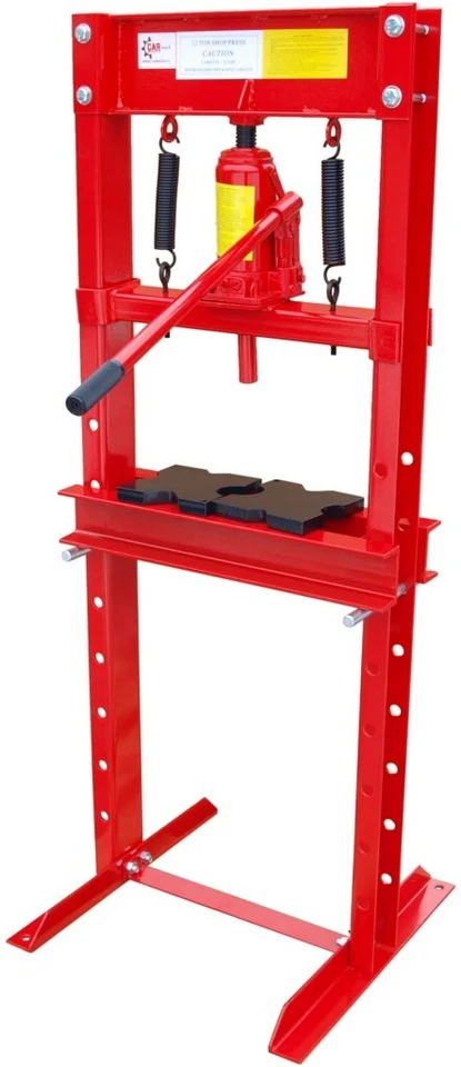 Werkstattpresse 12T Hydraulikpresse + Druckstücksatz 10-tlg. – Rahmenpresse - Bild 2 von 4